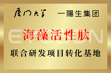 厦门大学海藻活性肽团结研发项目转化基地